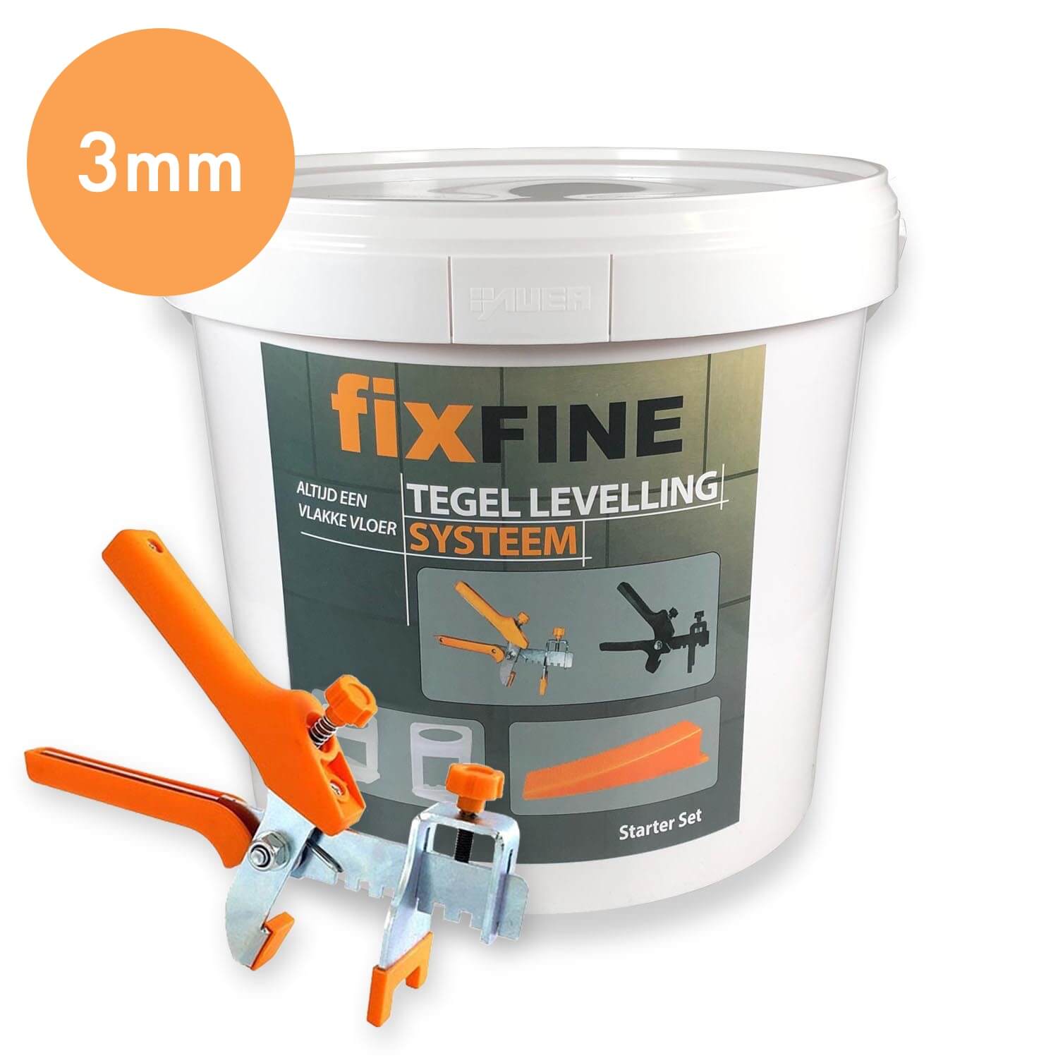 Tegel Levelling Starter Set 3mm – PRO